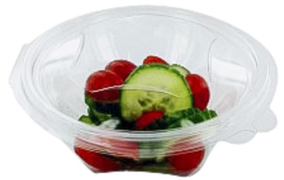 Saladebak IEZZY 375ml rond rPET 50 stuks