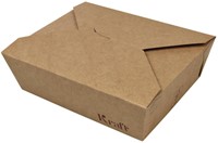 Lunch-box IEZZY 1000ml kraft 50 stuks