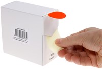 Etiket Rillprint 35mm 500st op rol fluor rood-4