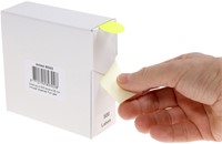 Etiket Rillprint 25mm 500st op rol fluor geel-1