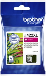 Inktcartridge Brother LC-422XLM rood