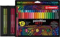 Viltstift STABILO pointMax 488/42 Arty medium assorti etui à 42 stuks-2