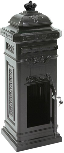 Brievenbus Vepa Bins kolom klassiek groen-2