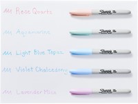 Viltstift Sharpie rond Mystic Gems assorti blister à 5 stuks-2