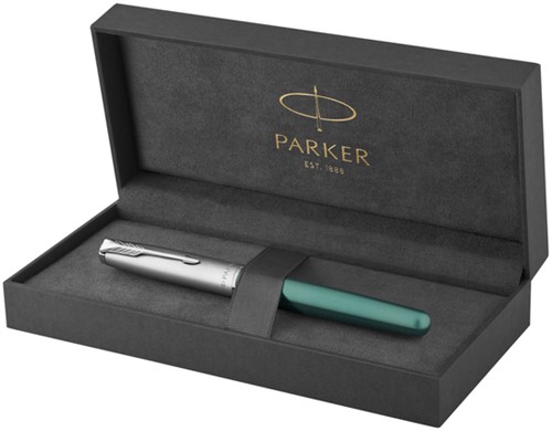 Vulpen Parker Sonnet Essential green lacquer CT fijn-2