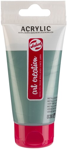 Acrylverf Talens Art Creation 836 metallicgroen tube à 75ml