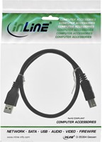 Kabel Inline USB-A USB-B 3.0 M 1.5 meter zwart-2