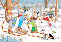 Puzzel Jan van Haasteren Junior 10 De sneeuwpop 150 stukjes-2