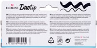 Duotip Talens Ecoline set à 3 stuks zwart en grijs-1