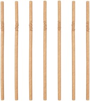 Drinkrietje IEZZY karton buigbaar 6x240mm 100% fair 200 stuks bruin