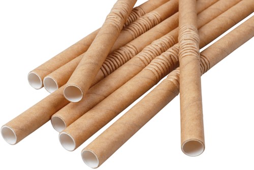 Drinkrietje IEZZY karton buigbaar 6x240mm 100% fair 200 stuks bruin-3