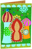 Glitterkarton Folia 50x70cm 300gr 5 vel oriental assorti-8