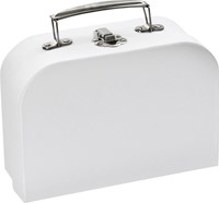 Koffer Folia set à 2 stuks 23x15x6.5cm en 18x13x6cm wit-2