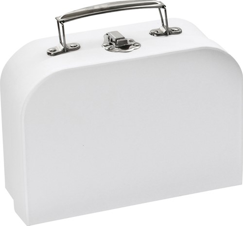 Koffer Folia set à 2 stuks 23x15x6.5cm en 18x13x6cm wit-2