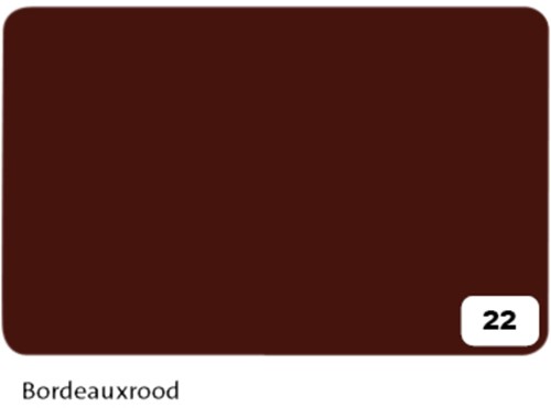 Fotokarton Folia 2-zijdig 50x70cm 300gr nr22 bordeaux rood