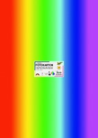 Fotokarton Folia 2-zijdig 50x70cm 300gr regenboog-2