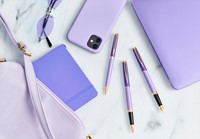 Rollerpen Waterman Hémisphère Colour Blocking purple GT fijn-3