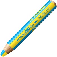 Kleurpotloden STABILO 882 woody 3 in 1 duo inclusief puntenslijper assorti etui 5 à stuks-2