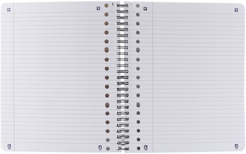 Collegeblok Oxford School A5+ lijn 17-gaats 160 pagina's 80gr voordeelpak assorti 3 stuks-2
