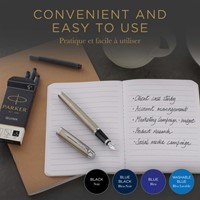Inktpatroon Parker Quink blauwzwart blister à 5 stuks-3