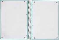 Notitieboek Oxford Touch Europeanbook A4+ 4-gaats lijn 80vel pastel mint-3