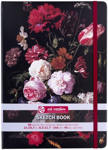 Schetsboek Talens Art Creation 80 witte vellen 140gr 210x297mm stilleven