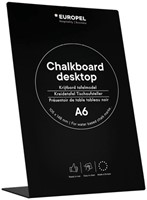 Krijtbord Europel L-standaard A6-2