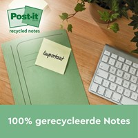 Memoblok Post-it 654 RSS12CY 76x76mm geel 14+4 gratis-3