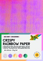 Regenboogpapier Folia 23x33cm iriserend 75gr 10 vel assorti