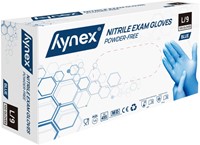 Handschoen Hynex L nitril blauw pak à 100 stuks