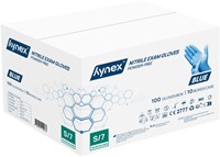 Handschoen Hynex S nitril blauw pak à 100 stuks-2