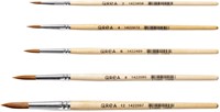 Penseel Qrea synthetisch haar set à 5 breedtes-4