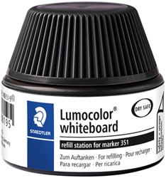 Viltstiftvulling Staedtler Lumocolor whiteboard 30ml zwart