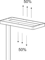 Werkplek tafelklem MAUL Javal LED dimbaar hg 120cm zwart-2