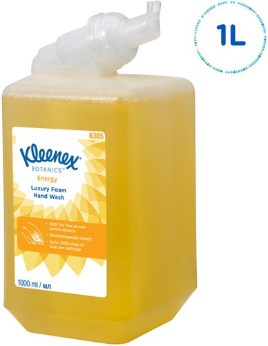 Handzeep Kleenex Botanics Energy schuim luxe 1000ml 6385-2