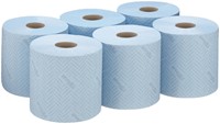 Poetsrol WypAll L10 1-laags 19,5x304m 6 rollen à 800 vel blauw 7255-2