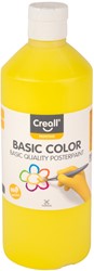 Plakkaatverf Creall basic geel 500ml