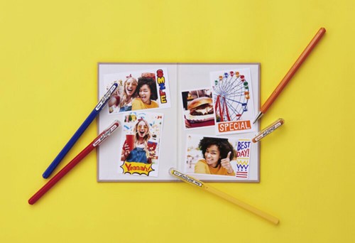Gelschrijver Pentel K110 Mattehop  Fun Original medium assorti blister à 7 stuks-3