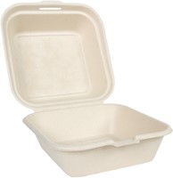 Hamburgerbox IEZZY Maxi IP suikerriet beige 50 stuks-2