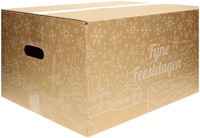 Kerstdoos IEZZY bedrukt Holland-3 390x290x300mm wit