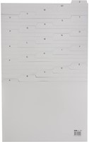 Tabkaart Han alfabet A4 HA-984 lichtgrijs-2