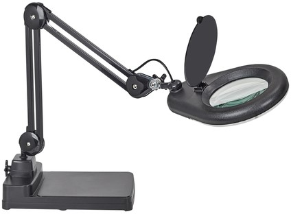 Loeplamp MAUL Viso LED met voet zwart-2