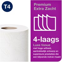 Toiletpapier Tork T4 Premium 4-laags 150 vel wit 110406-2