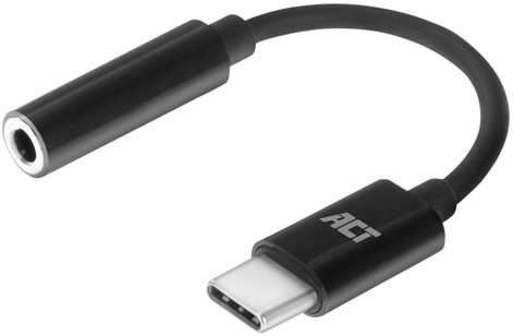 Adapter ACT USB-C naar 3.5mm audio jack