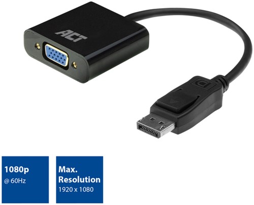 Adapter ACT DisplayPort naar VGA-3