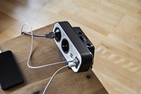 Stekkerdoos Brennenstuhl bureau Estilo 10 voudig inclusief 1 USB C, 1 USB A, 2 meter zilver/zwart-2