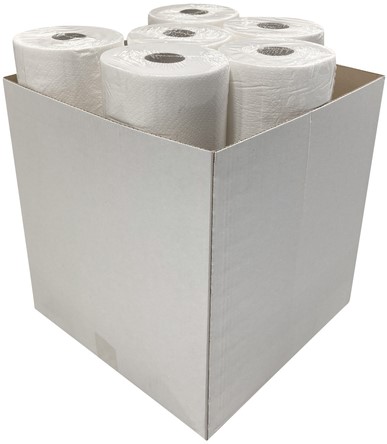 Onderzoektafelpapier Euro Products 40cm breed 2-laags 100m wit 138042-3