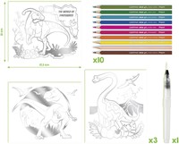 Hobbyset Maped Creativ Aqua'Art dinosaurus 14-delig assorti-3