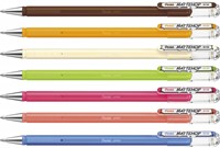 Gelschrijver Pentel K110 Mattehop  Fun Original medium assorti blister à 7 stuks-2