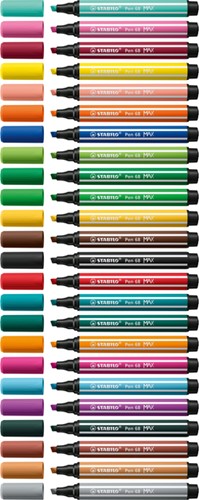 Viltstift STABILO Pen 68/26 Max abrikoos-3